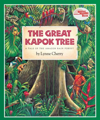 book cover of the great kapok tree by cherry. 