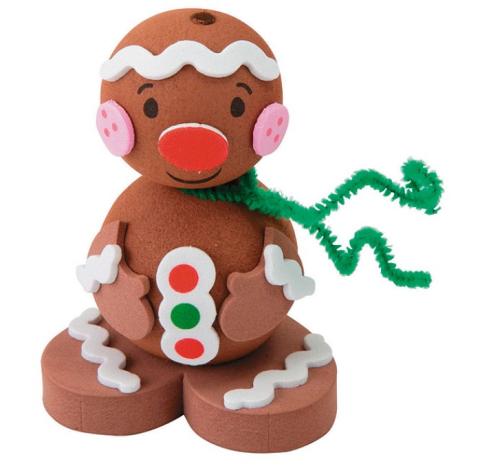 foam gingerbread man